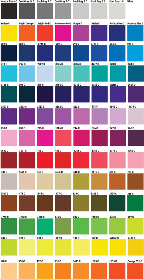 pantone watch colors.